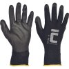 Cerva Bunting black Pracovné rukavice čierne 12 párov