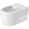 Duravit ME by Starck - Závesné WC, Rimless, biela 2529090000