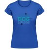 Akciové Dámske Tričko Soft-Style Gildan - Diazjn DOG DOG DOG mama - Royal Blue - L - Dámske