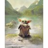Komar Vliesová fototapeta Star Wars Mandalorian Grogu Krajina 200 x 250 cm