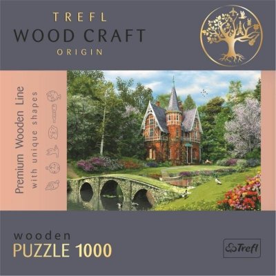 Trefl Wood Craft Origin Puzzle Viktoriánsky dom 1000 dielikov - drevené