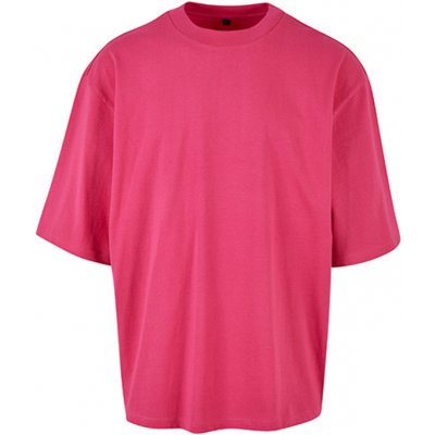 Build Your Brand pánske voľné tričko BY256 hibiskus pink