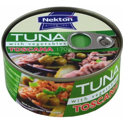 Nekton Tuniak kúsky so zeleninou toscana 170 g