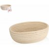 Šatka na chleba ORION Šatka rattan oválna 24x18,5x9 cm (731165)