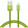 Swissten 71523307 Datový, Textile Usb / Lightning, 2m, zelený