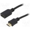 Cable HDMI 2.0 HDMI socket,HDMI plug PVC 3m black 30AWG