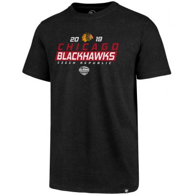 47 Brand tričko Club Tee NHL Chicago Bblackhawks GS19 černé