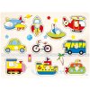 Wiky Drevené puzzle doprava 10d.