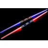 Smiffys Dvojitý svetelný meč Star Wars s efektmi 55cm