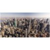 Foto obraz sklo tvrzené New York vtáčie pohľad 100x50 cm