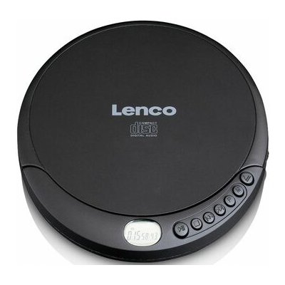 Lenco CD-010 čierna / prenosný CD prehrávač / 3.5 mm jack / CDamp;CD-Ramp;CD-RW (CD-010)