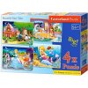 CASTORLAND Puzzle Rozprávky 4 v 1 (8, 12, 15, 20 dielikov) 119279