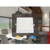 NEDES, s.r.o. Vsadený LED panel NEDES LPL233 12W – Biely, štvorcový s CCT (17×17 cm)