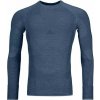 Ortovox Pánske merino tričko 230 Competition long sleeve petrol blue veľkosť XL