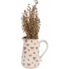 Clayre & Eef Béžový keramický džbán s motýlikmi Butterfly Paradise L - 21*15*23 cm - Clayre & Eef