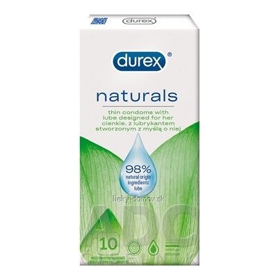 DUREX Naturals kondóm 1x10 ks