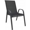 Záhradná stolička Kontrast plast čierna