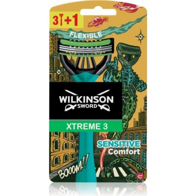 Wilkinson Sword Xtreme 3 Sensitive Comfort (limited edition) jednorázové holiace strojčeky pre mužov 4 ks