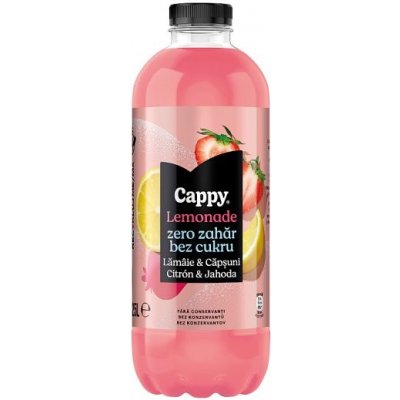 Cappy Lemonade citrón & jahoda 1,25 l