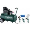 Metabo 690988000 - Basic 250-50 W OF Set - Kompresor, Kartón, so sadou pneumatického náradia LPZ 4