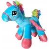 CDMC.cz Plyšový jednorožec stojaci s krídlami modrý 30 cm (8737)
