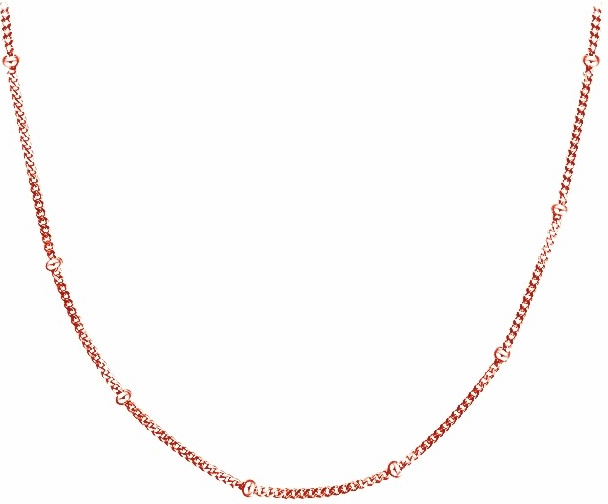 Olivie Choker rose guličková strieborná retiazka 4599