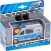 HIPO Auto Policajné dodávkové vozidlo, kovové, so zvukom HKG065