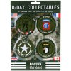 FOSTEX nášivky D-DAY sada 4 kusy