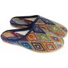 Dámske luxusné farebné papuče na kline KLÁRA
