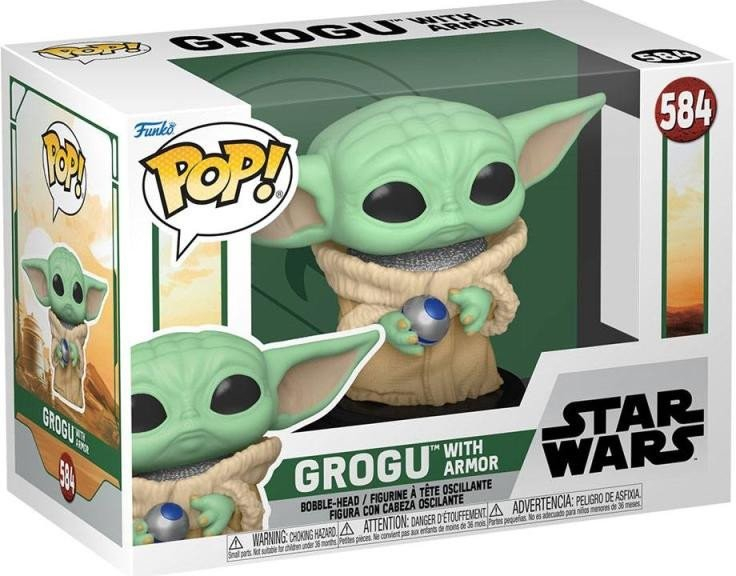 Funko POP! Star Wars The Book of Boba Fett Grogu with armor