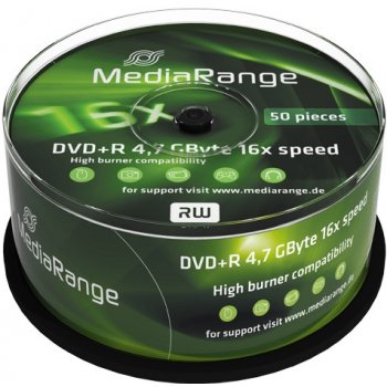 Mediarange DVD+R 4,7GB 16x, 50ks