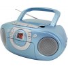 Soundmaster SCD5100BL/ CD přehrávač/ Přehrávač Kazet/ FM rádio/ Modrý