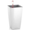 Kvetináč Lechuza Mini Cubi 9/18 biela komplet