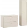 Comad Kúpeľňová zostava s doskou a skrinkami Donna 80 cm piesková