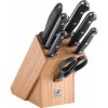 ZWILLING Twin Chef 8 el. - kuchynské nože z nehrdzavejúcej ocele v bloku s brúsnicou a kuchynskými nožnicami