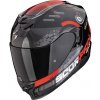 Helma SCORPION EXO-520 EVO AIR TITAN metalická černo/červená - S - doprava zdarma