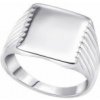 Strieborný pečatný prsteň UNISEX R3900