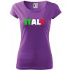Italy Nápis - Dámske tričko Pure - M ( Fialová )
