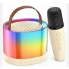 Detský mini bluetooth karaoke reproduktor s 1 bezdrôtovým mikrofónom