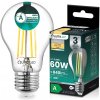 LED žiarovka E27 A60 3,8W 840lm = 60W 2700K teplá biela 360° vlákno CLASS A LUMILED
