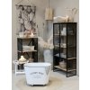 Chic Antique Prírodné antik závesné svetlo s ratanovým tienidlom Lamp rattan - Ø 50*54cm/ E27/ 40W - Chic Antique