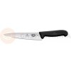 Nôž kuchynský, široká čepeľ, 19 cm, čierny | VICTORINOX, Fibrox, 5.2003.19
