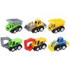 Wiky Autá stavebné 6 ks 6 cm Vehicles (W111435)