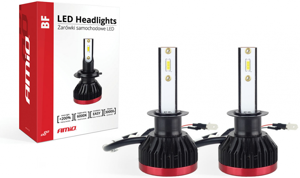 LED žiarovky hlavného svietenia H1 BF séria AMiO 02240