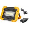 Prenosný pracovný LED reflektor 750L 10W s power bankou