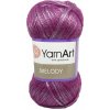 Pletacia vlna YarnArt MELODY 883 fialová