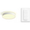 LED stropné svietidlo Philips Hue Enrave L - biele + Ovládač Philips Hue Dimmer Switch V2