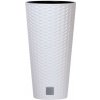 Kvetináč Prosperplast Rato Tubus s vkladom biely 20 cm