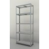 Kovový regál Futur 1800x750x350/5, pozink, 350kg/pol.lamino (POZINK, 350kg/pol.lamino)