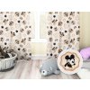 Biante Detský bavlnený záves Sandra SA-642 Veselý myšiak Miky 150x230 cm